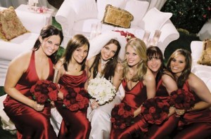 In Style: Celebrity Weddings (ABC) TV special January 27, 2005 Shown: (center) Britney Spears, bridesmaids