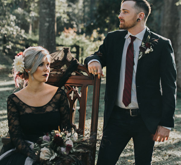 Haunting Halloween Styled Shoot at Nutwood Plantation - I DO Y'ALL