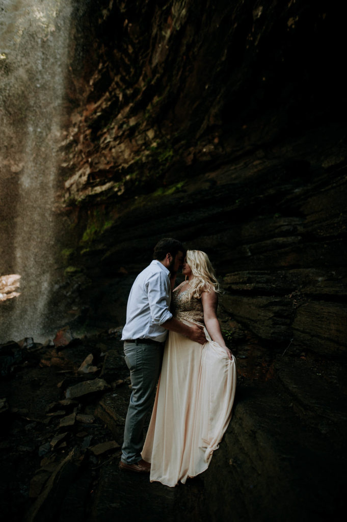 Steamy Waterfall Engagement Is Couple Goals I Do Yall 