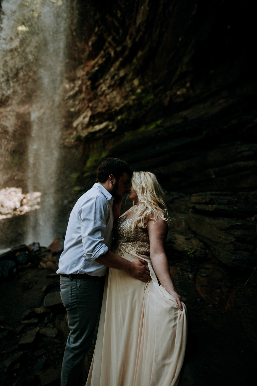 Steamy Waterfall Engagement Is Couple Goals I Do Yall